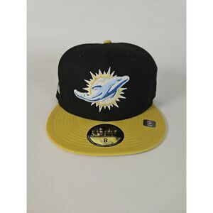 New Era 59Fifty Miami Dolphins Mens Hat Size 8 NEW‎ Super Bowl